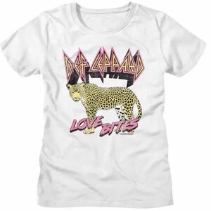Def Leppard Love Bites Leopard Short Sleeve Graphic T-Shirt